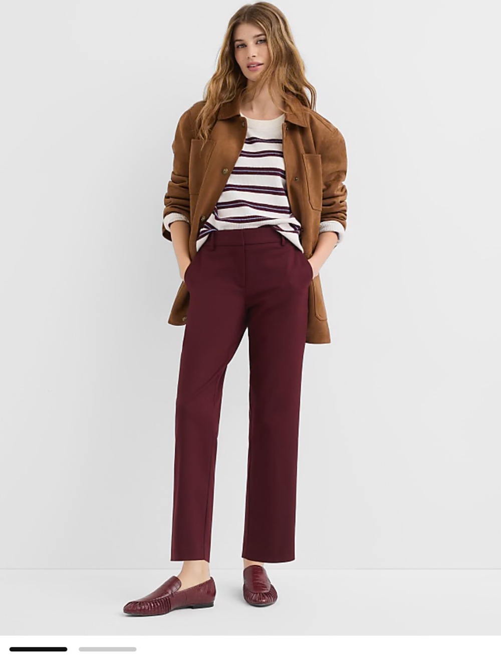 Loft the riviera slim pant nwt